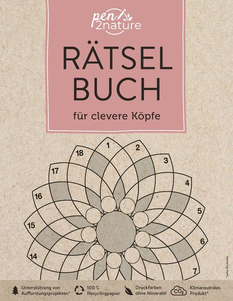 Pen2nature: Rätselbuch für clevere Köpfe. Bunter Rätselmix für Erwachsene, Buch