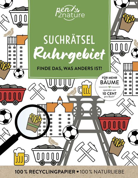 Suchrätsel Ruhrgebiet - Finde das, was anders ist!, Buch