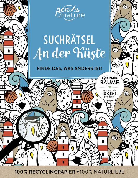 Suchrätsel An der Küste, Buch