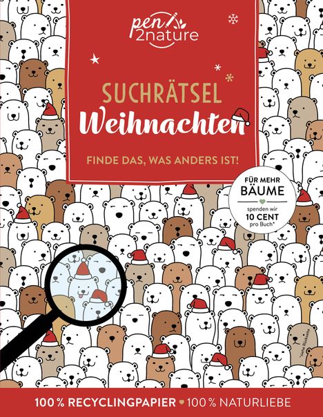 Suchrätsel Weihnachten, Buch