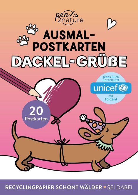 Text: "COVER IN ARBEIT". Darunter eine stilisierte Illustration eines offenen Buches. Links das Logo "pen2nature".