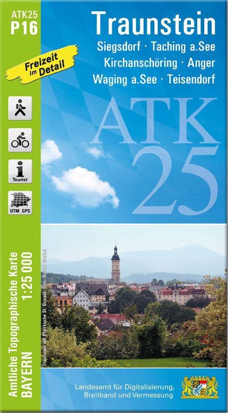 ATK25-P16 Traunstein (Amtliche Topographische Karte 1:25000), Karten