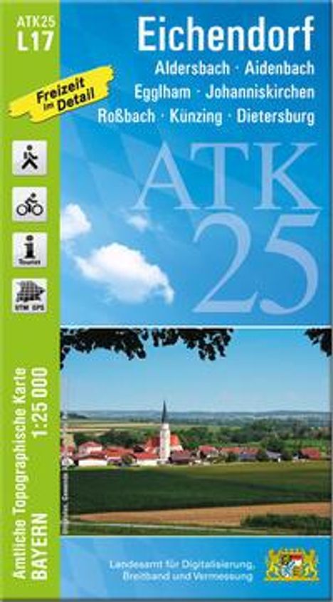 ATK25-L17 Eichendorf (Amtliche Topographische Karte 1:25000), Karten