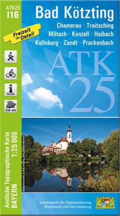 ATK25-I16 Bad Kötzting (Amtliche Topographische Karte 1:25000), Karten