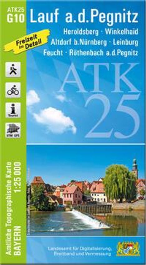ATK25-G10 Lauf a.d.Pegnitz (Amtliche Topographische Karte 1:25000), Karten