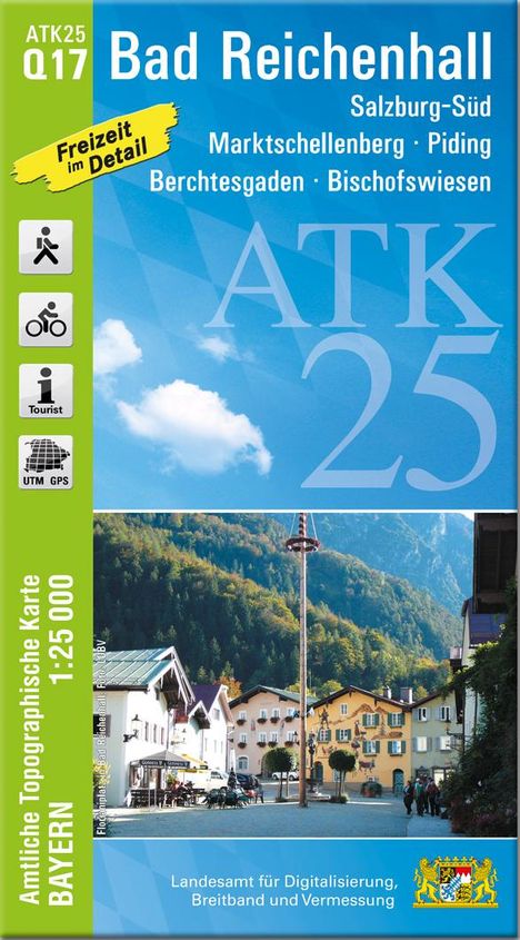 ATK25-Q17 Bad Reichenhall (Amtliche Topographische Karte 1:25000), Karten