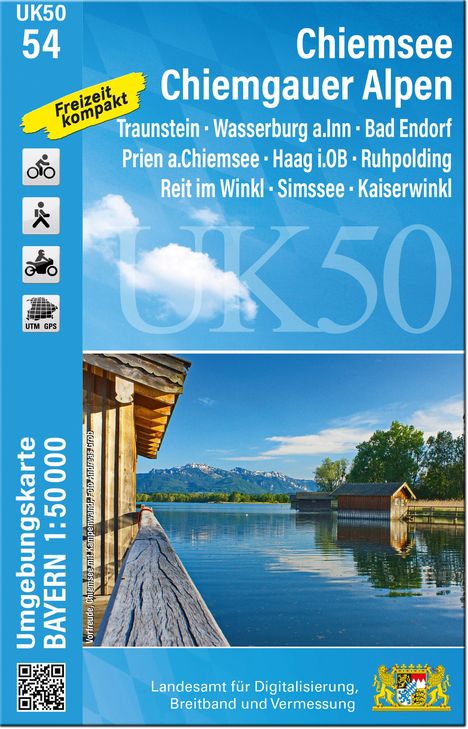 Chiemsee - Chiemgauer Alpen 1 : 50 000 (UK50-54), Karten