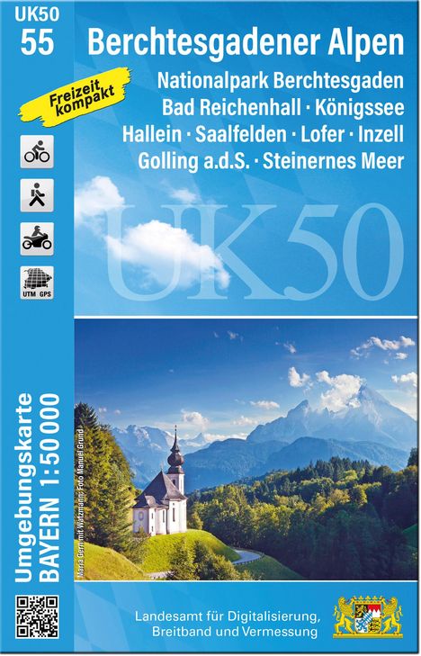 UK50-55 Berchtesgadener Alpen, Karten