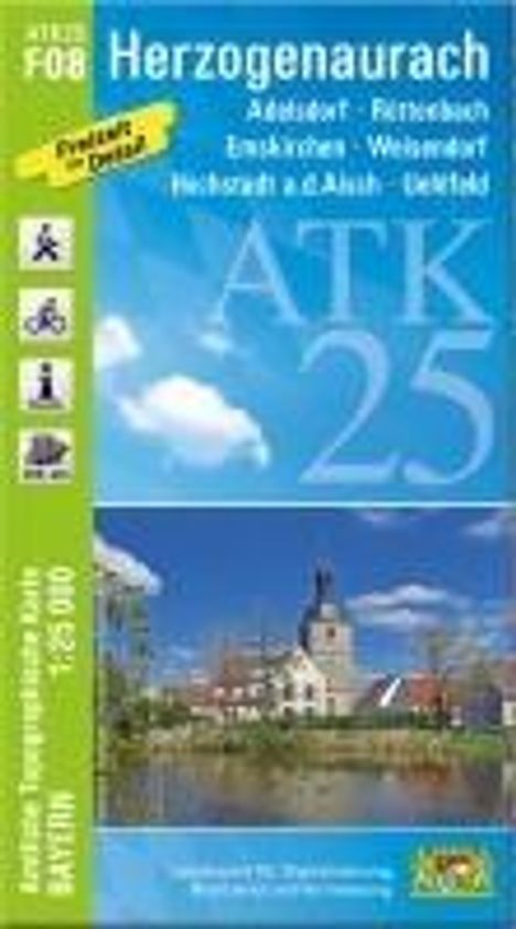 ATK25-F08 Herzogenaurach (Amtliche Topographische Karte 1:25000), Karten