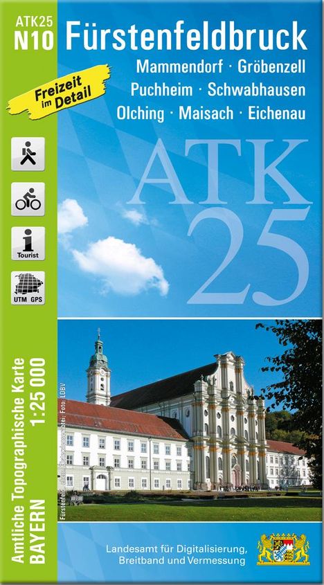 ATK25-N10 Fürstenfeldbruck (Amtliche Topographische Karte 1:25000), Karten