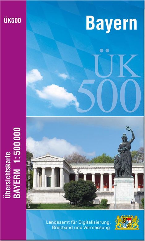 ÜK500 Amtliche Übersichtskarte von Bayern 1:500000 / ÜK500 Übersichtskarte von Bayern 1:500000, Karten