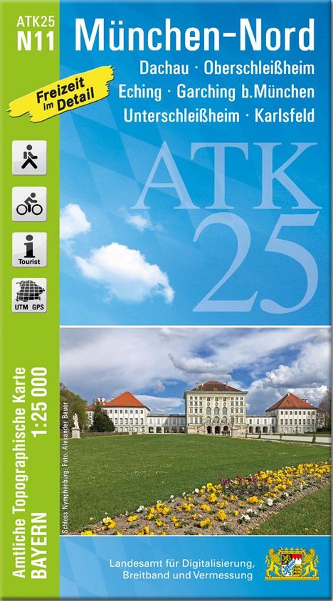 ATK25-N11 München-Nord (Amtliche Topographische Karte 1:25000), Karten