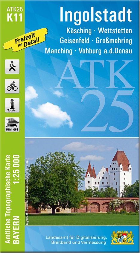 ATK25-K11 Ingolstadt (Amtliche Topographische Karte 1:25000), Karten