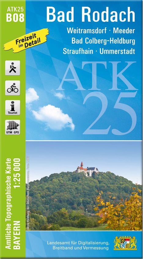 ATK25-B08 Bad Rodach (Amtliche Topographische Karte 1:25000), Karten