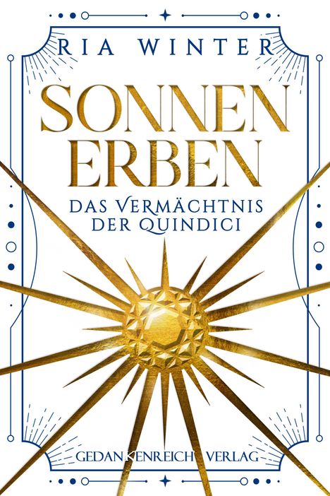 Ria Winter: Sonnenerben - Das Vermächtnis der Quindici, Buch