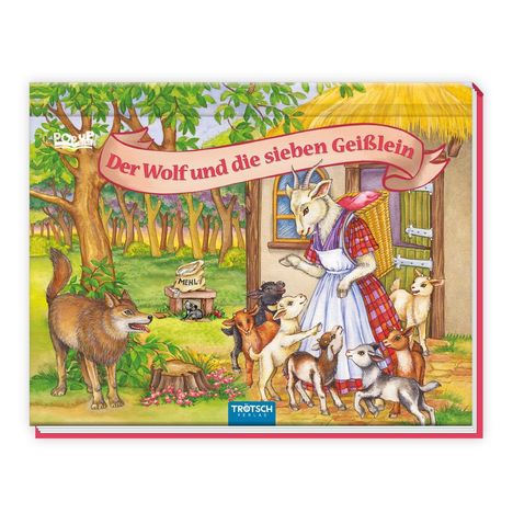 Trötsch Märchenbuch Pop-up-Buch Der Wolf und die sieben Geißlein, Buch