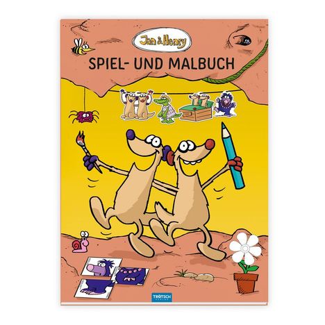 Trötsch Jan und Henry Spiel- und Malbuch, Buch