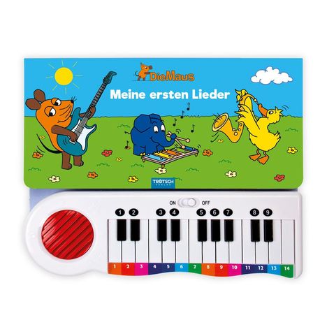 Trötsch Die Maus Klavierbuch Meine ersten Lieder Soundbuch Liederbuch, Buch