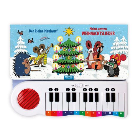 Trötsch Der kleine Maulwurf Klavierbuch Meine ersten Weihnachtslieder, Buch
