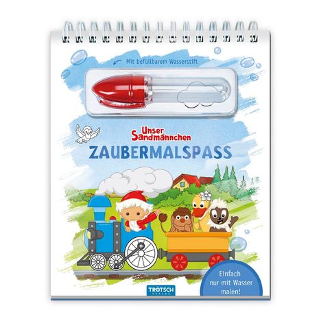 Trötsch Unser Sandmännchen Zaubermalspaß mit Wasserstift, Buch