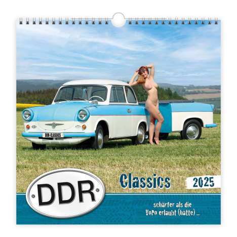 Trötsch Erotikkalender DDR Classics 2025, Kalender