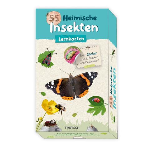 Trötsch 55 Lernkarten Heimische Insekten, Diverse