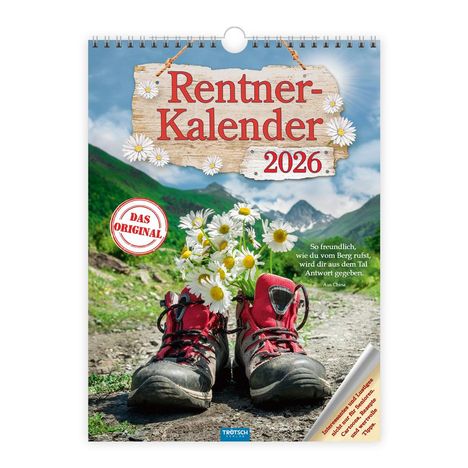 Trötsch Classickalender Rentnerkalender 2026, Kalender