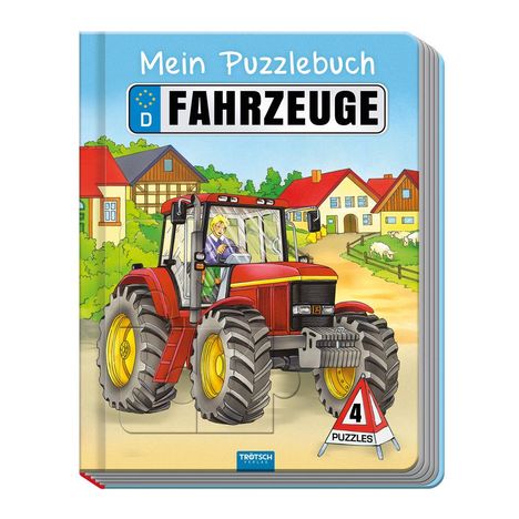 Trötsch Puzzlebuch Mein tolles Puzzelbuch Fahrzeuge, Buch