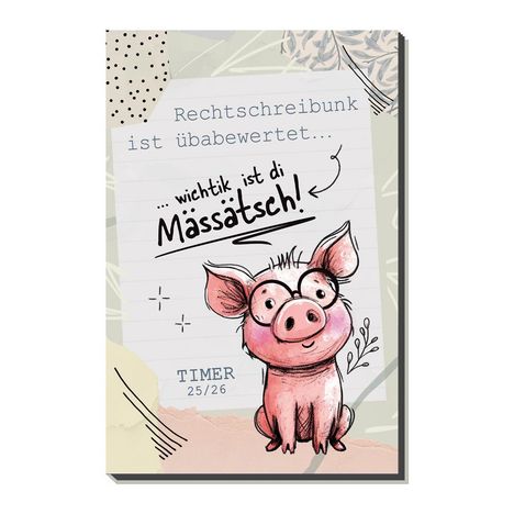 Trötsch Schülerkalender Flexi Mässätsch 25/26, Kalender