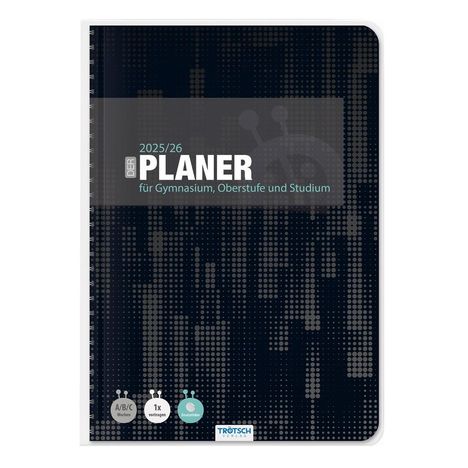 Trötsch Gymnasialplaner Dark 25/26, Kalender