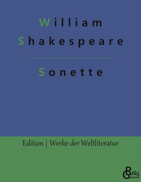 William Shakespeare: Sonette, Buch