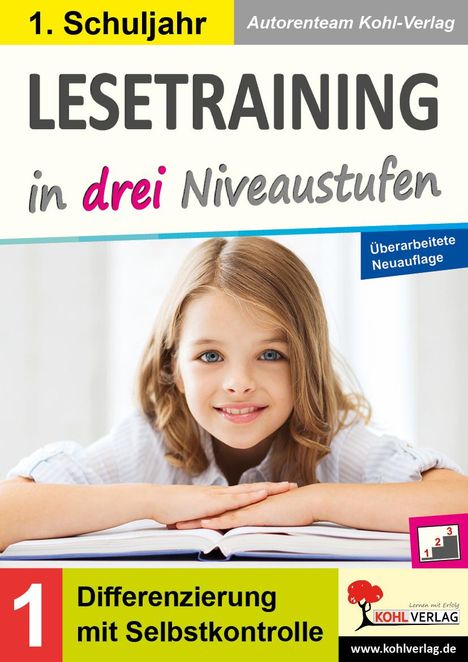 Lesetraining in drei Niveaustufen / Klasse 1, Buch