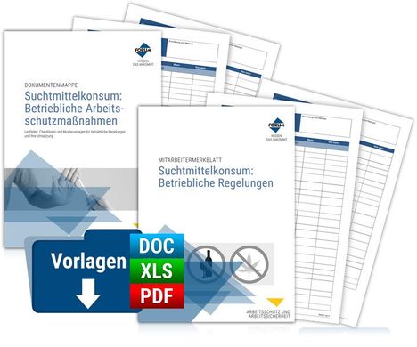 Forum Verlag Herkert Gmbh: Paket Umgang mit Suchtmittelkonsum: Betriebliche Arbeitsschutzmaßnahmen und Regelungen, Buch