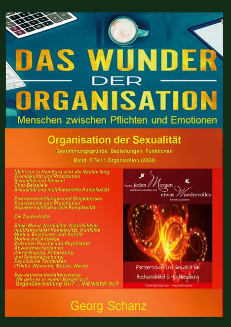 Georg Schanz: Das Wunder der Organisation - Band 5 (Hardcoverausgabe), Buch