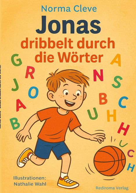 Norma Cleve: Jonas dribbelt durch die Wörter, Buch