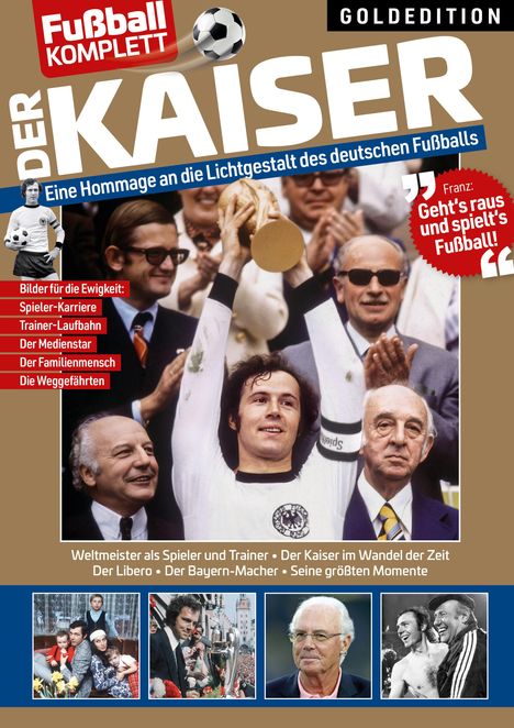 Dennis Ebbecke: Franz Beckenbauer Goldedition, Buch