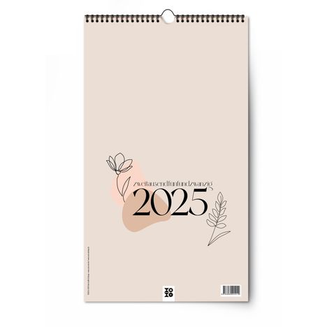 Anja Garschhammer: Boho Style Lineart Wandkalender 2025, Kalender