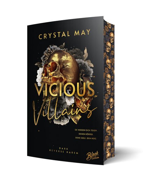 Crystal May: Vicious Villains | Mit wunderschönem Farbschnitt, Buch