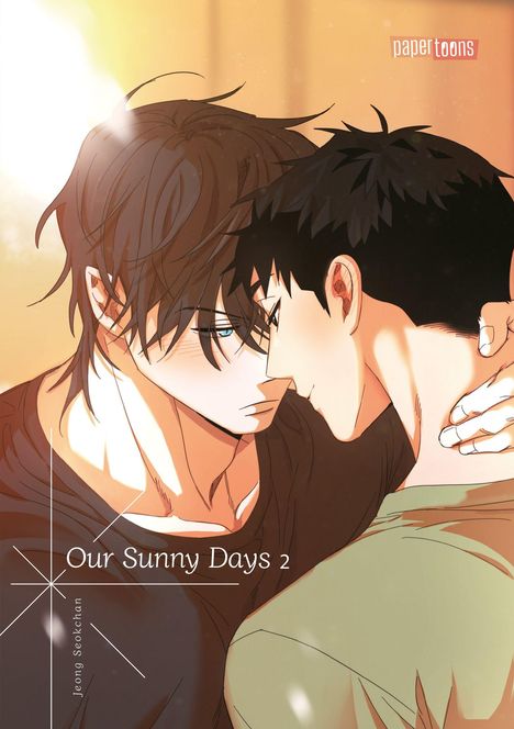 "Our Sunny Days 2" und "pepertoons" sind auf einem Cover zu sehen. Zwei Personen sind eng beieinander.