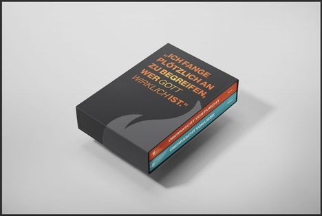 Zitat: "Ich fange plötzlich an zu begreifen, wer Gott wirklich ist." Zwei Bücher: "Überrascht von Furcht", "Überrascht von Liebe".