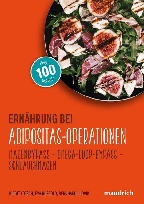 "Ernährung bei Adipositas-Operationen: Magenbypass - Omega-Loop-Bypass - Schlauchmagen. Über 100 Rezepte." Teller mit Feigen.