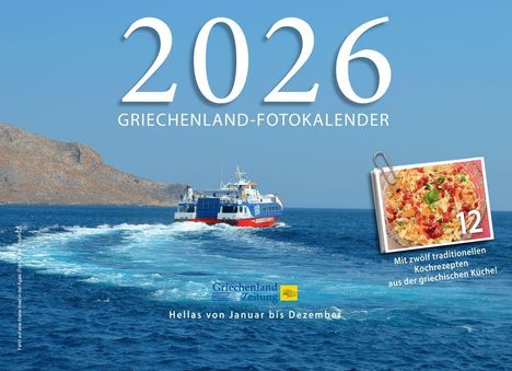 Griechenland-Foto-Kalender 2026, Kalender