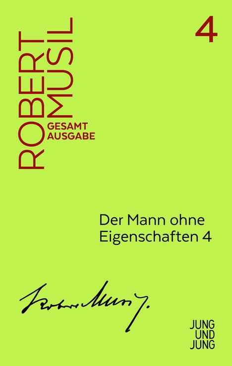 Robert Musil: Der Mann ohne Eigenschaften 4, Buch