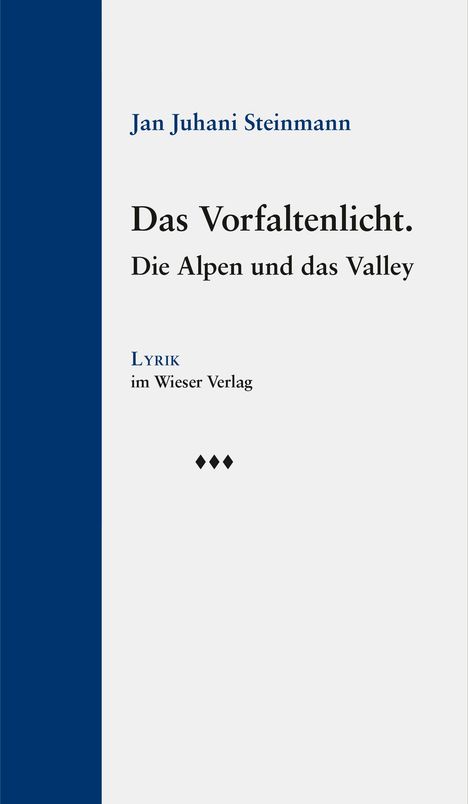 Jan Steinmann: Das Vorfaltenlicht, Buch