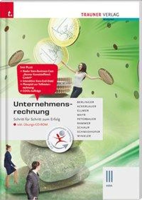 Roland Berlinger: Unternehmensrechnung III HAK inkl. Übungs-CD-ROM, Buch