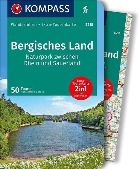 Hans J. Gorges: Kompass Wanderführer Bergisches Land, Buch