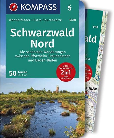 Elke Haan: Kompass Wanderführer Schwarzwald, Nord, Buch