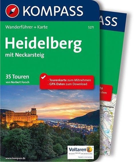Norbert Forsch: Heidelberg mit Neckarsteig, Buch