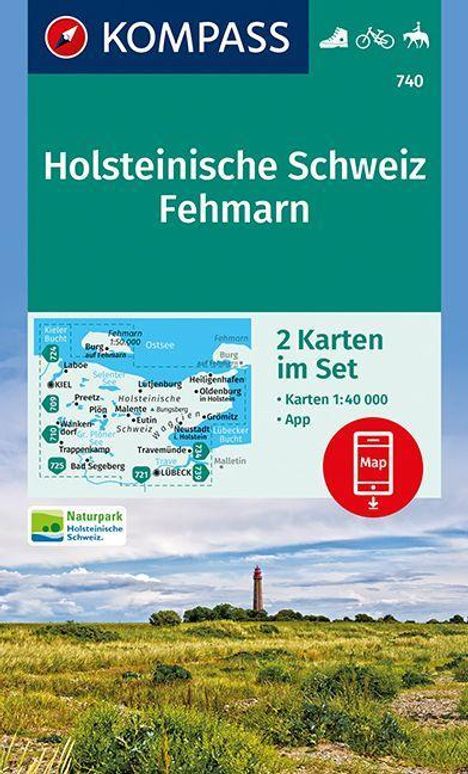 Holsteinische Schweiz, Fehmarn, Karten