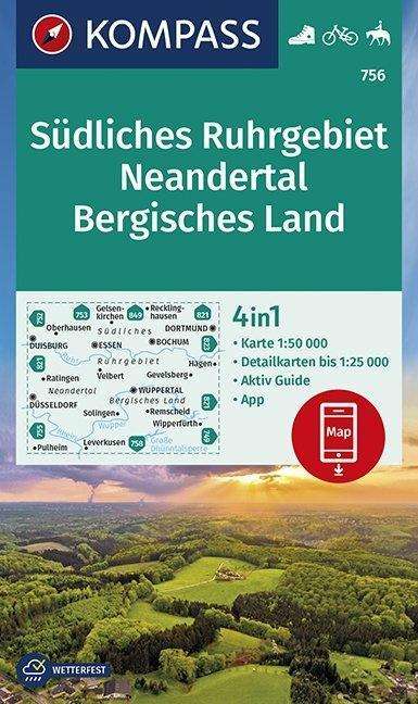 Südliches Ruhrgebiet, Neandertal, Bergisches Land 1:50.000, Karten